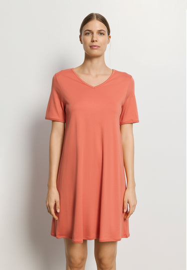 Cleo S/Slv Nightdress 90cm | Apricot Brandy 79535-2294
